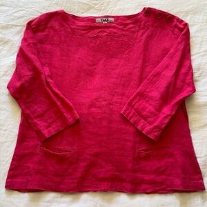 Flax 3/4 Sleeve top